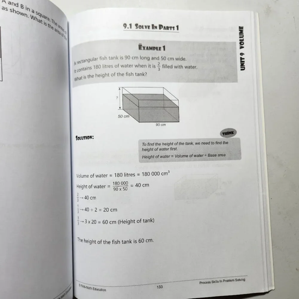 Fan Math Process Skills Level 6 Workbook Book 6th Grade Mathematics 978981072100